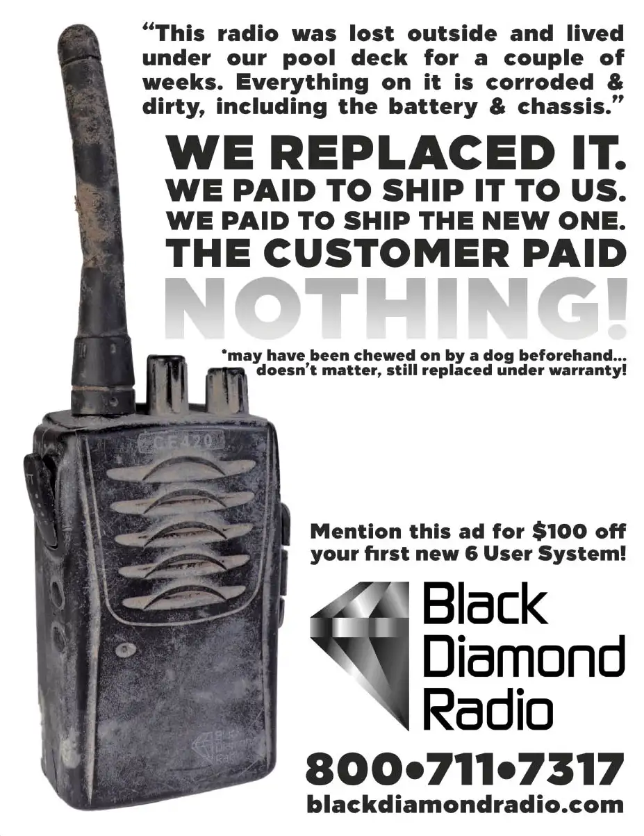 Black Diamond Radio Advertisement