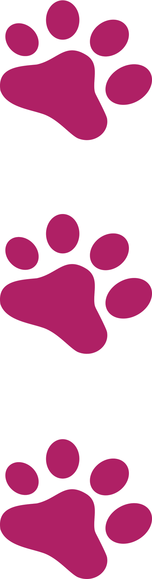 clipart of paw prints