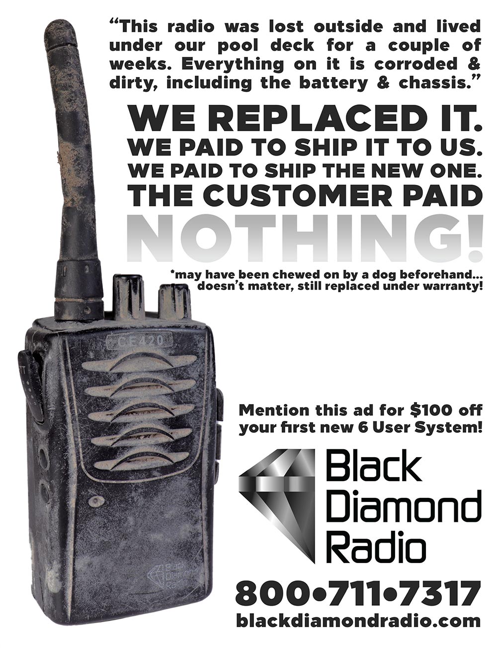 Black Diamond Radio Advertisement