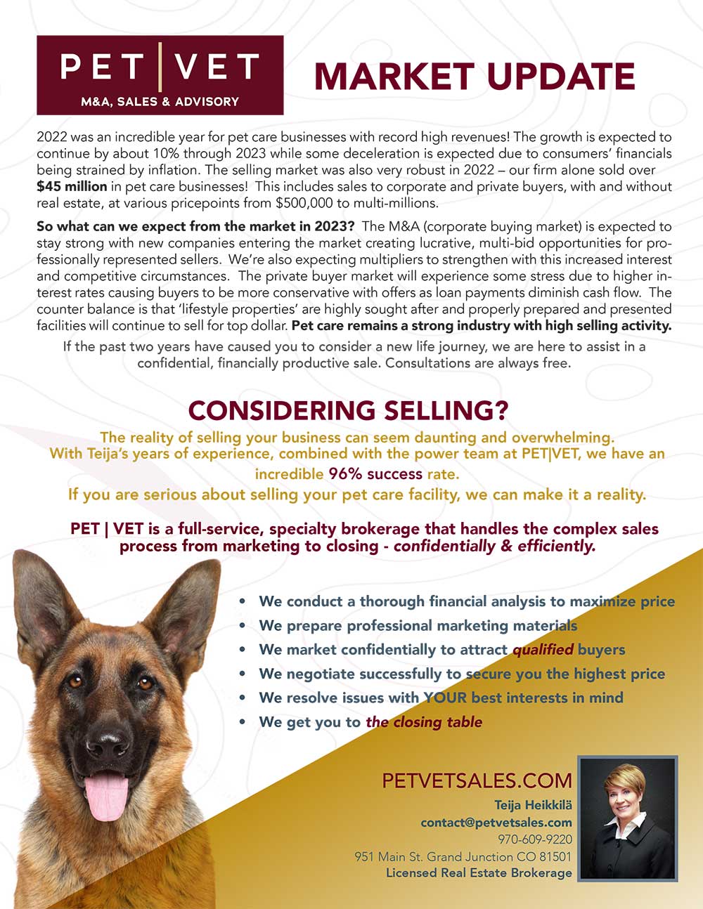 Pet Vet Sales Advertisement 