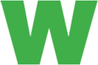 Green uppercase letter W dropcap