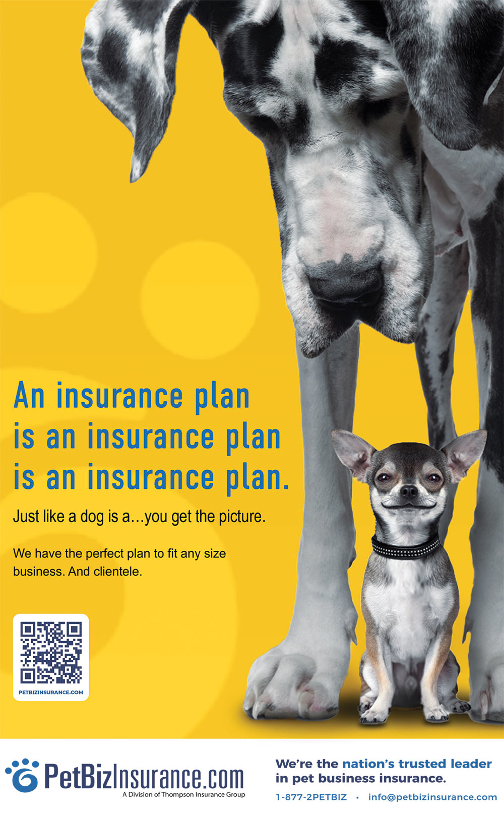 PetBiz Insurance Advertisement