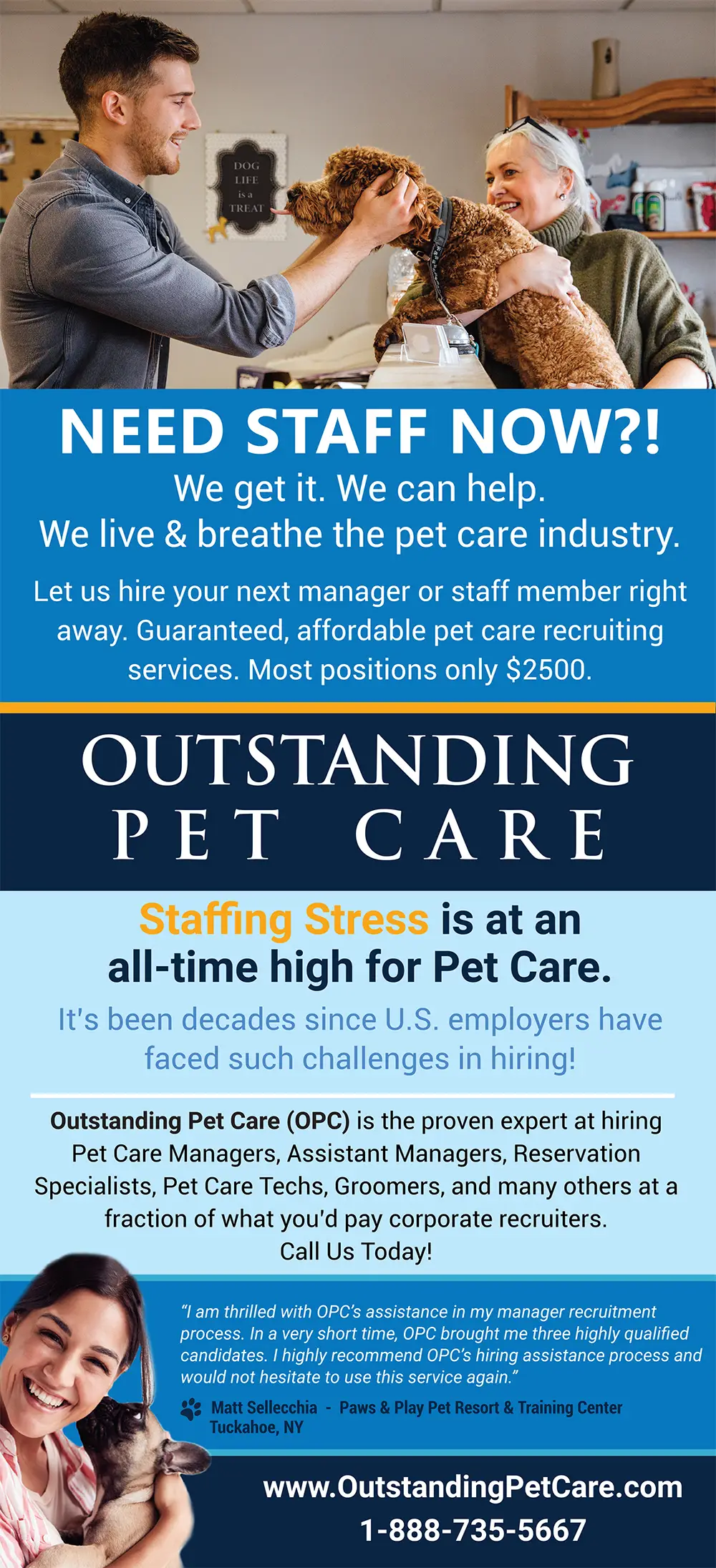 Outstanding Pet Care Advertisement