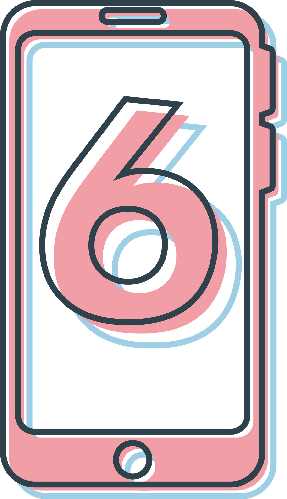 No. 6 inside a smartphone graphic