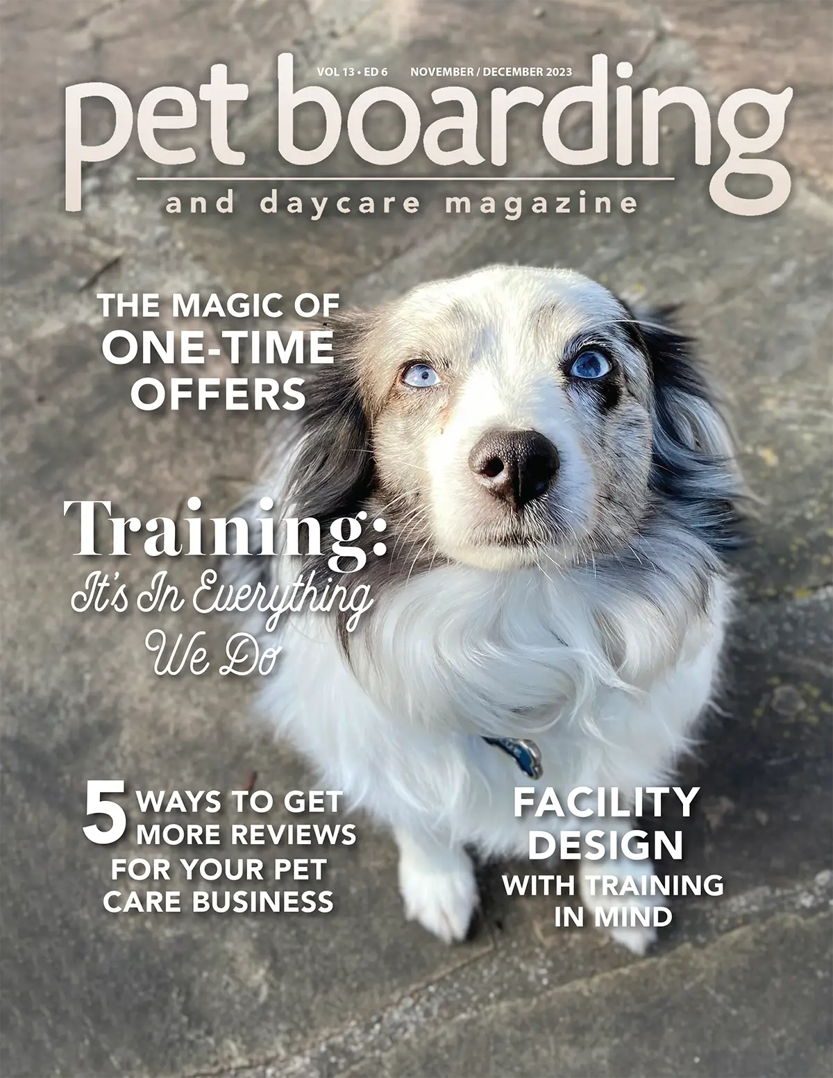 Pet Boarding and Daycare Magazine | November/December 2023 cover