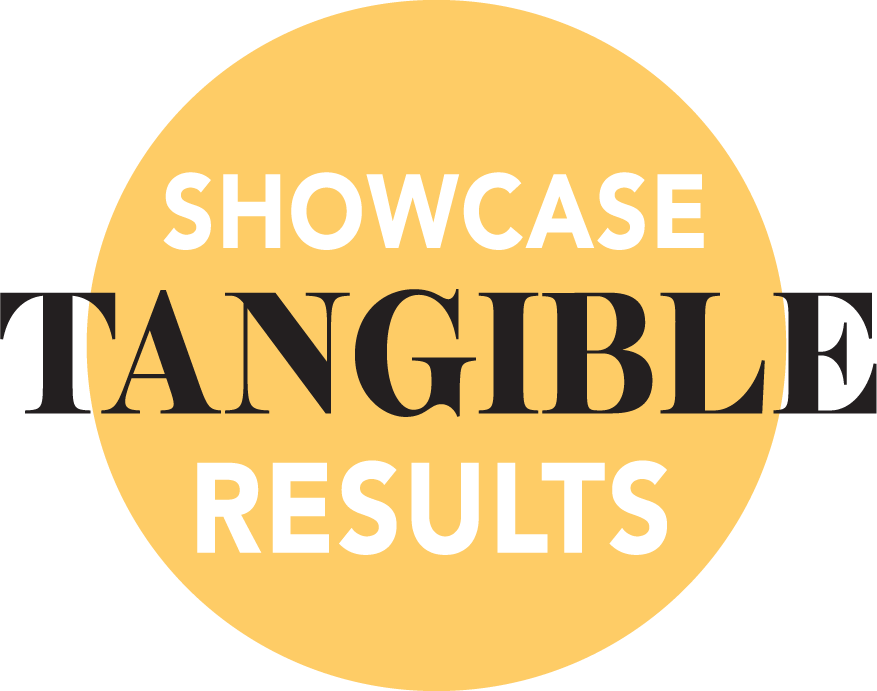 Showcase Tangible Results