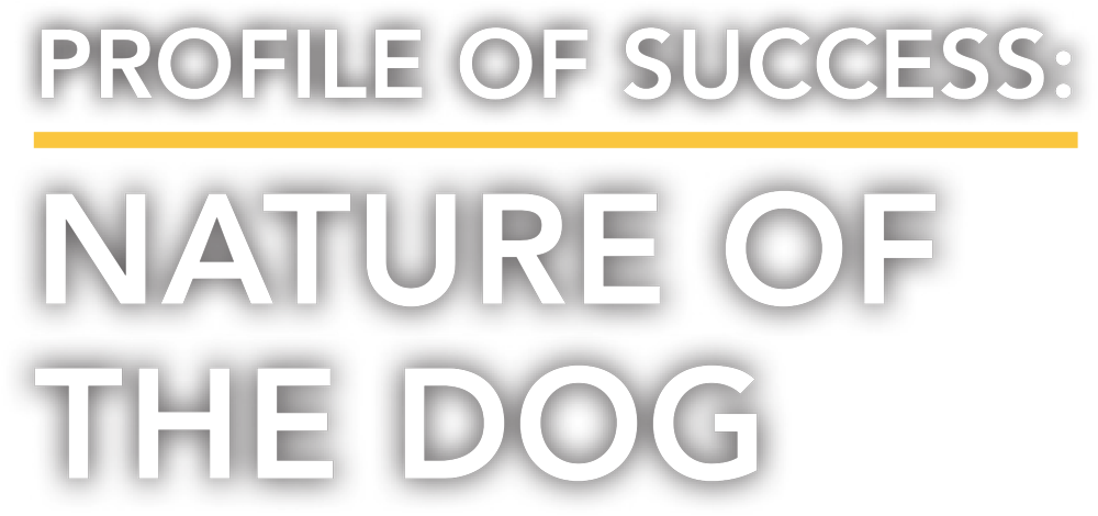 Profile of Success: Nature of the Dog typography