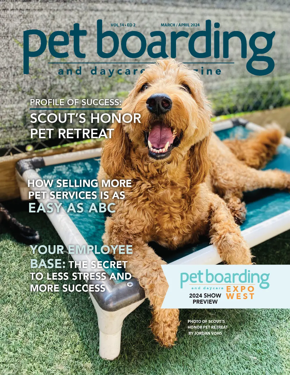 Pet Boarding and Daycare Magazine | March/April 2024 cover