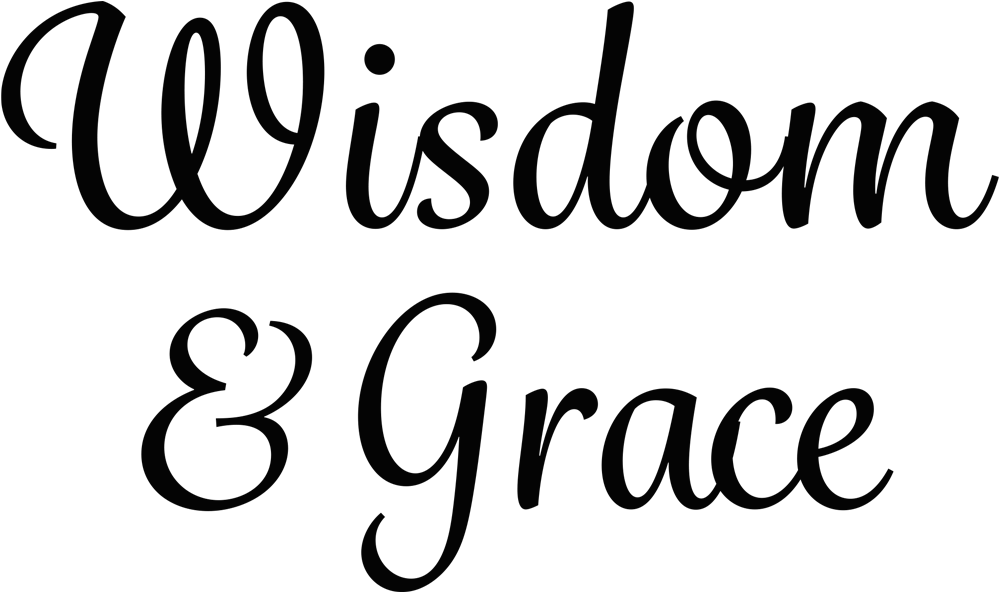 Wisdom & Grace typography