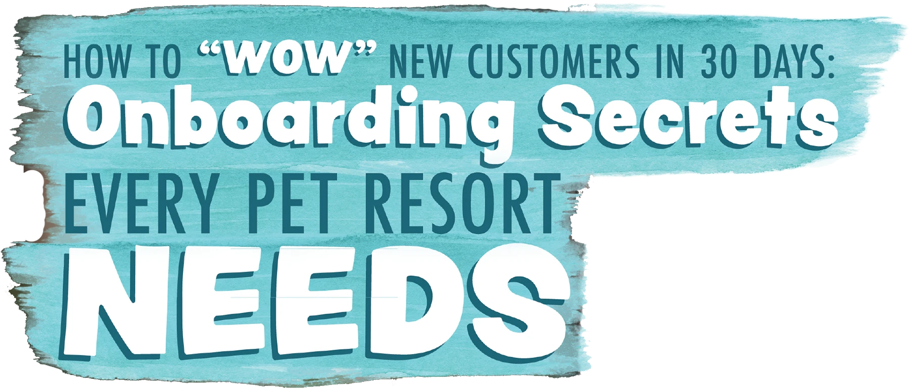 How to “Wow” New Customers in 30 Days: Onboarding Secrets Every Pet Resort Needs