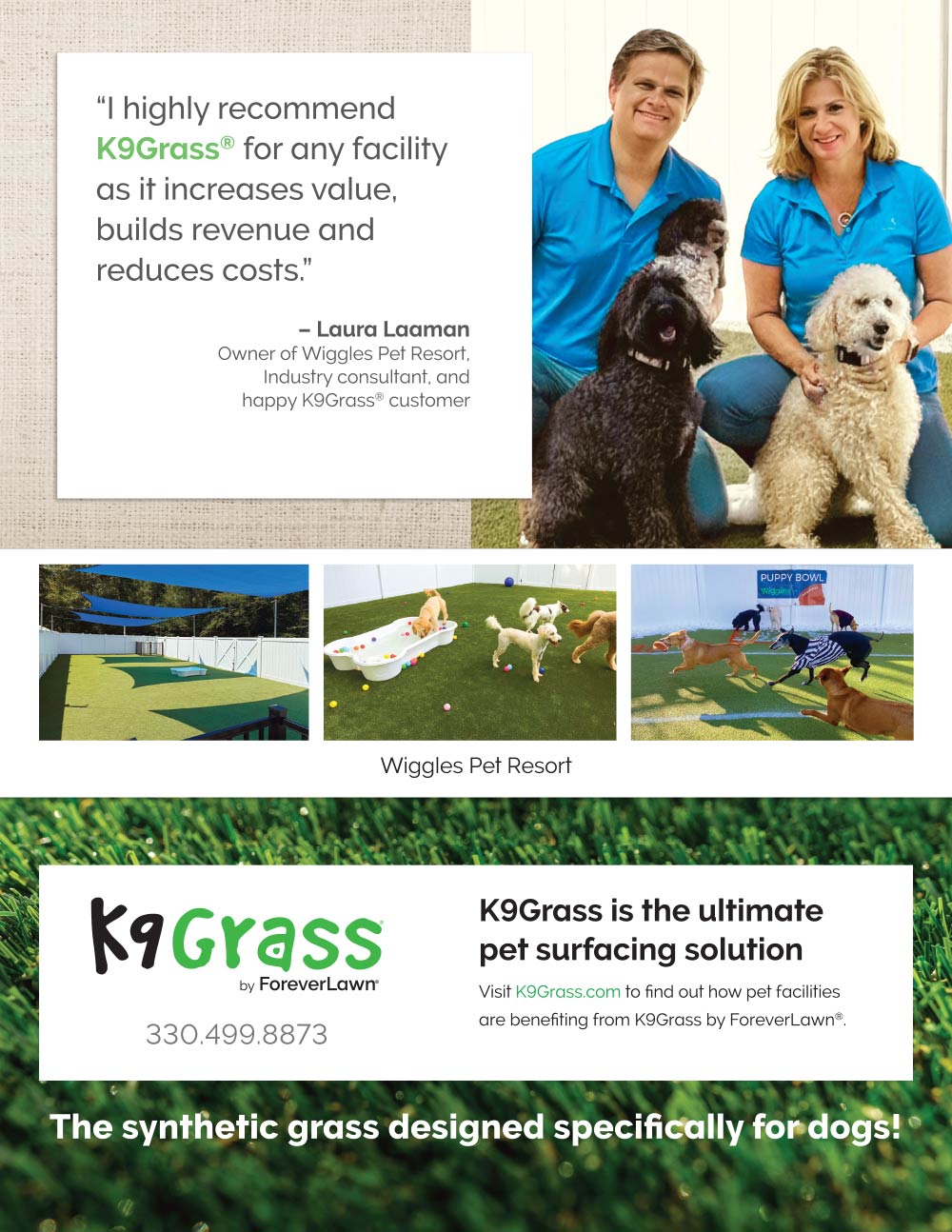 K9 Grass by ForeverLawn Advertisement