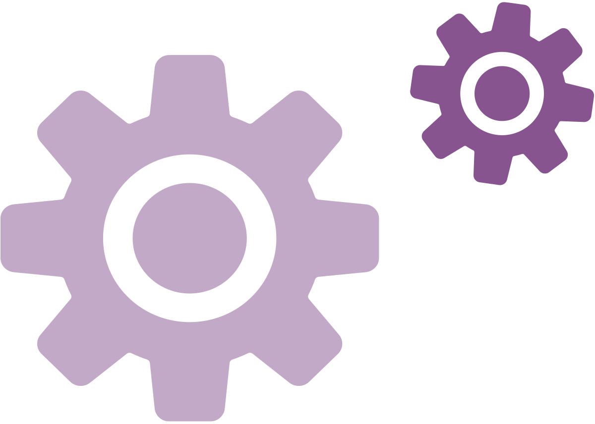 purple gears