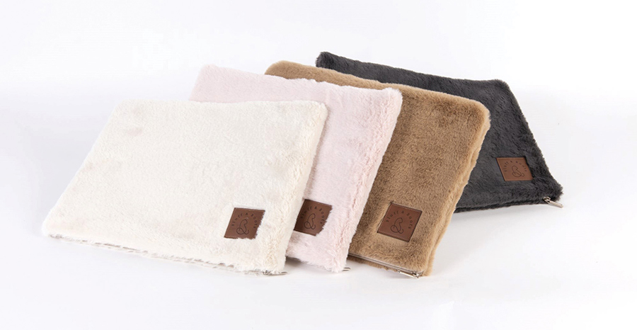 Fluff & Boots proprietary Knead-it Pads in different colors
