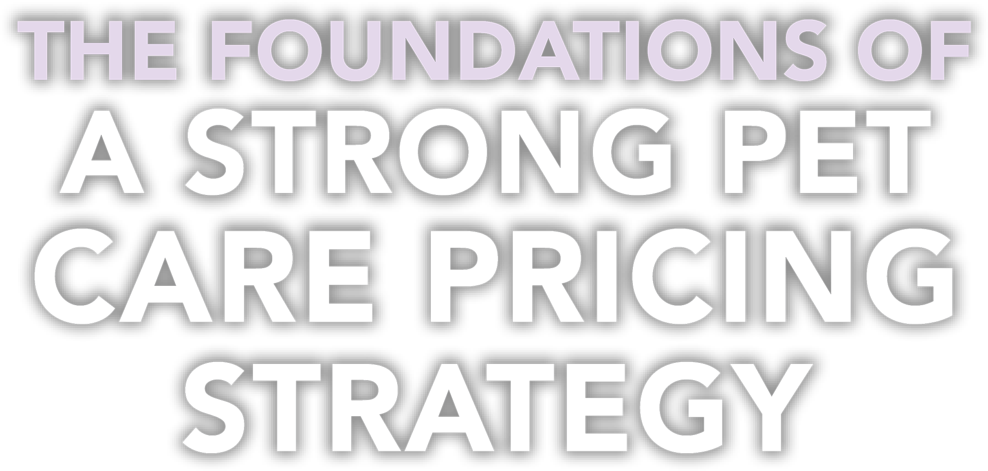 THE FOUNDATIONS OF A STRONG PET CARE PRICING STRATEGY