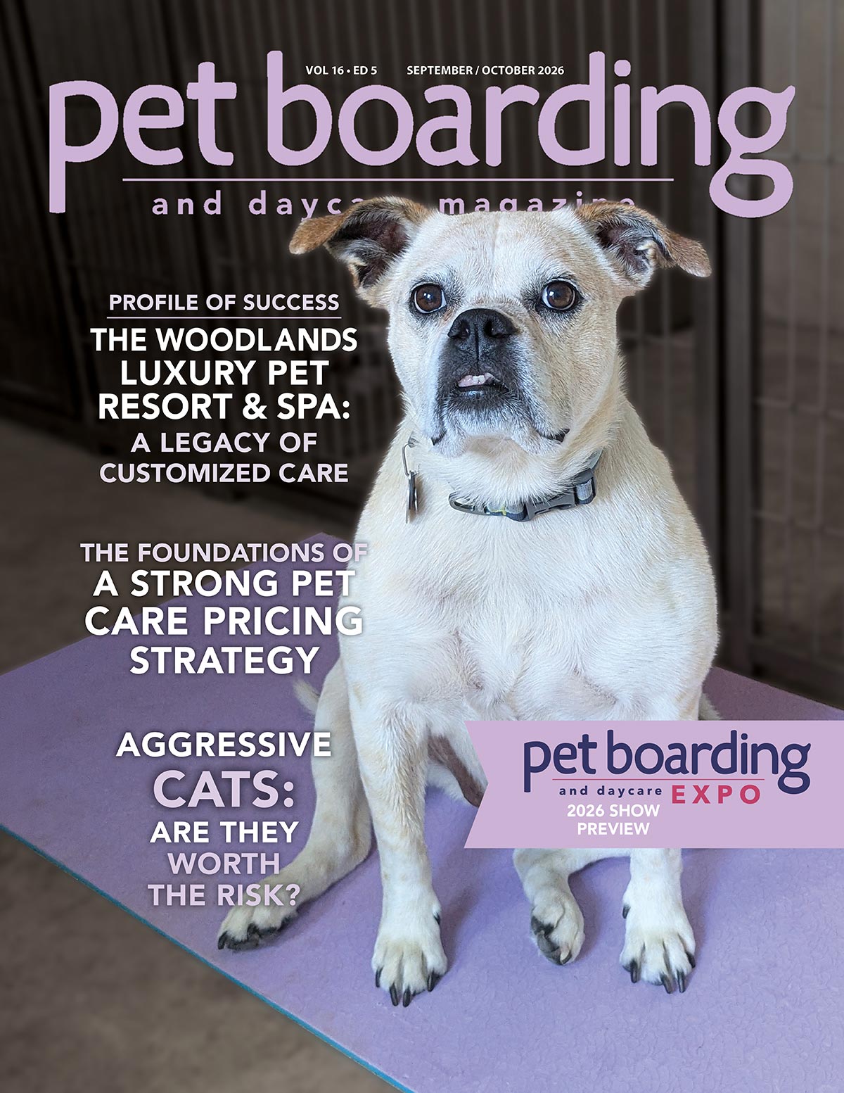Pet Boarding and Daycare Magazine | September/October 2026 cover